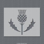 Highland Thistle Motif Decor Stencil