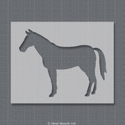 Horse Silhouette Stencil