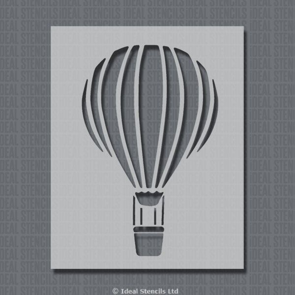 Hot Air Balloon Stencil