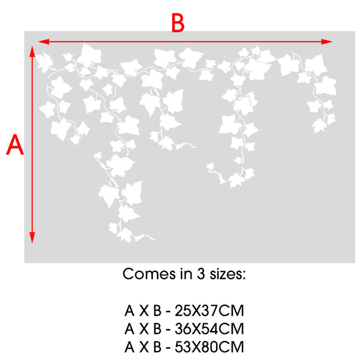 Trailing Ivy Vine Stencil