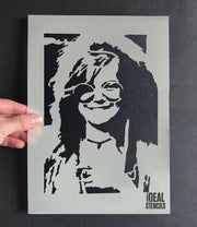 Janis Joplin Stencil