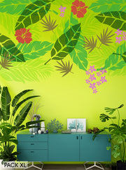 Jungle Leaves Stencil Pack