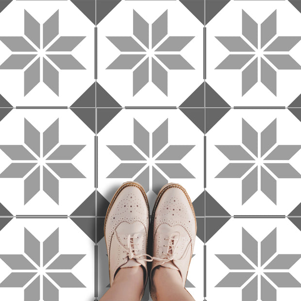 Kingsley Floor Tile Stencil