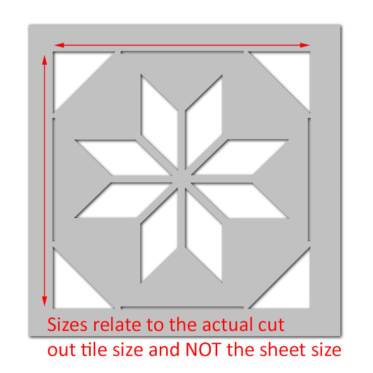 Kingsley Floor Tile Stencil