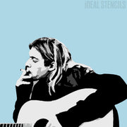 Kurt Cobain Multilayer Stencil