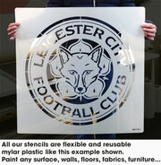 Manchester United Football Crest Stencil