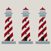 Lighthouse nautical seaside stencil