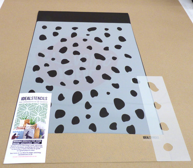 Dalmatian Spots Pattern  Stencil