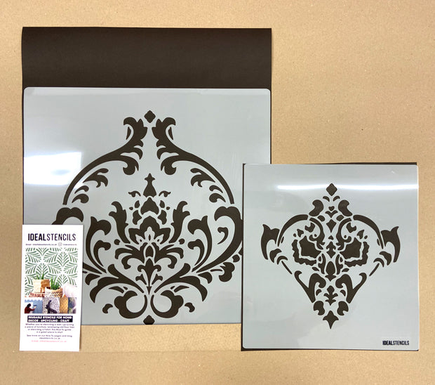 Damask Stencil 4.3 - Wall Stencil