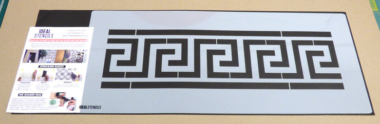 GREEK KEY Wall Border Pattern Stencil