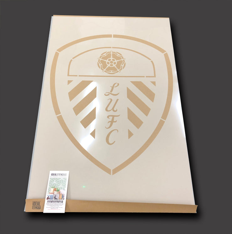 Leeds United Football Crest Stencil