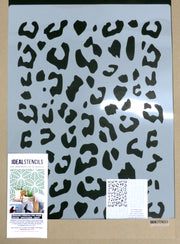 Leopard Print Stencil