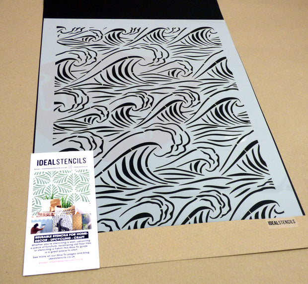 Meridian Pattern Design Meridian Wall Pattern Stencil – IdealStencils