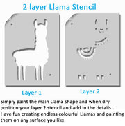 Llama Stencil