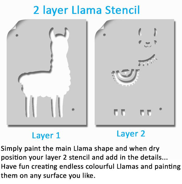 Llama Stencil