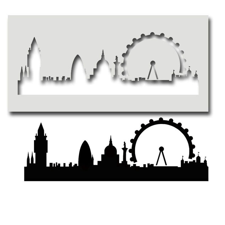 London Skyline Stencil