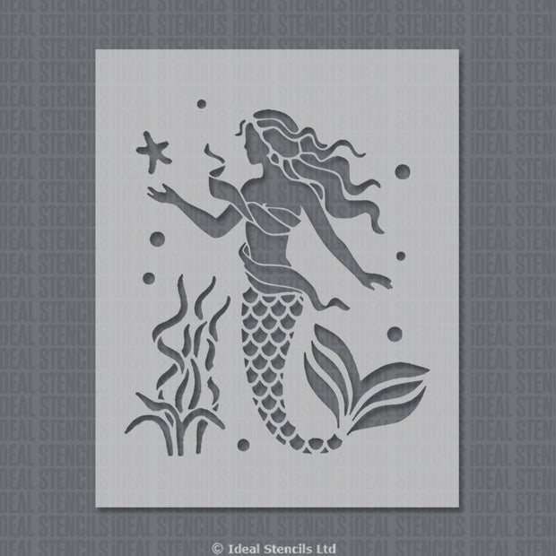 Mermaid Stencil