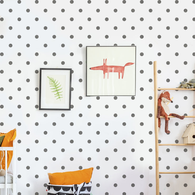 MINI POLKA DOT Nursery Stencil