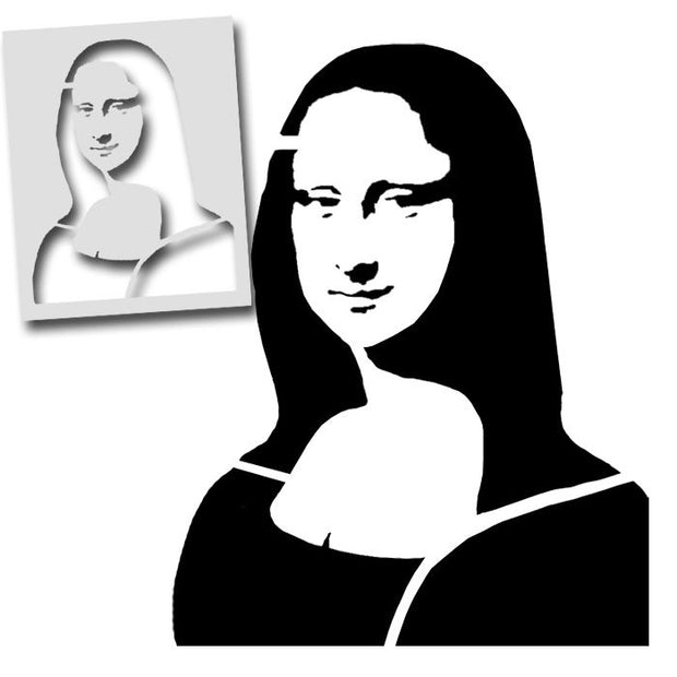 Mona Lisa Leonardo Da Vinci Stencil