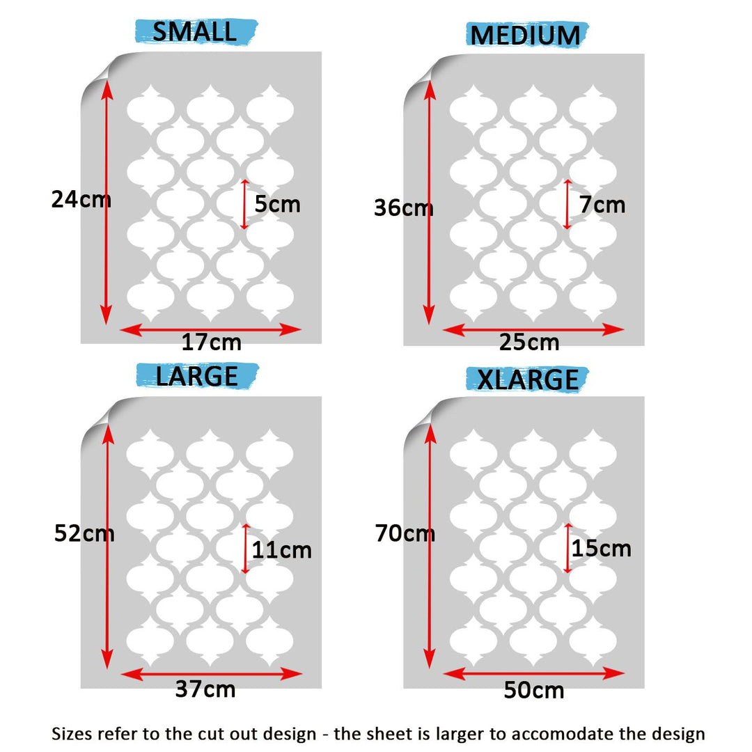 Quatrefoil Stencil Quatrefoil Block Stencil A Colorful Life Designs