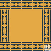 Moroccan style border/inlay stencil