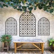Moroccan Door Arch Panel Stencil
