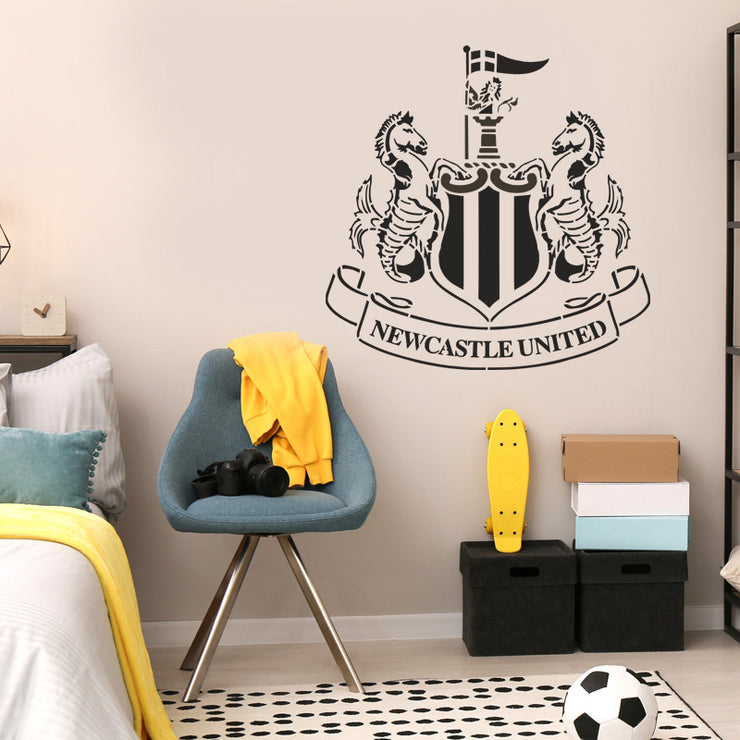 Nufc Rug Newcastle United Football Club Crest Stencil – IdealStencils