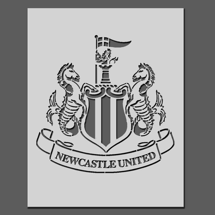 Newcastle United Football Club Crest Stencil – IdealStencils