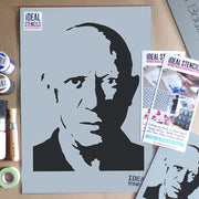 Pablo Picasso Portrait Stencil