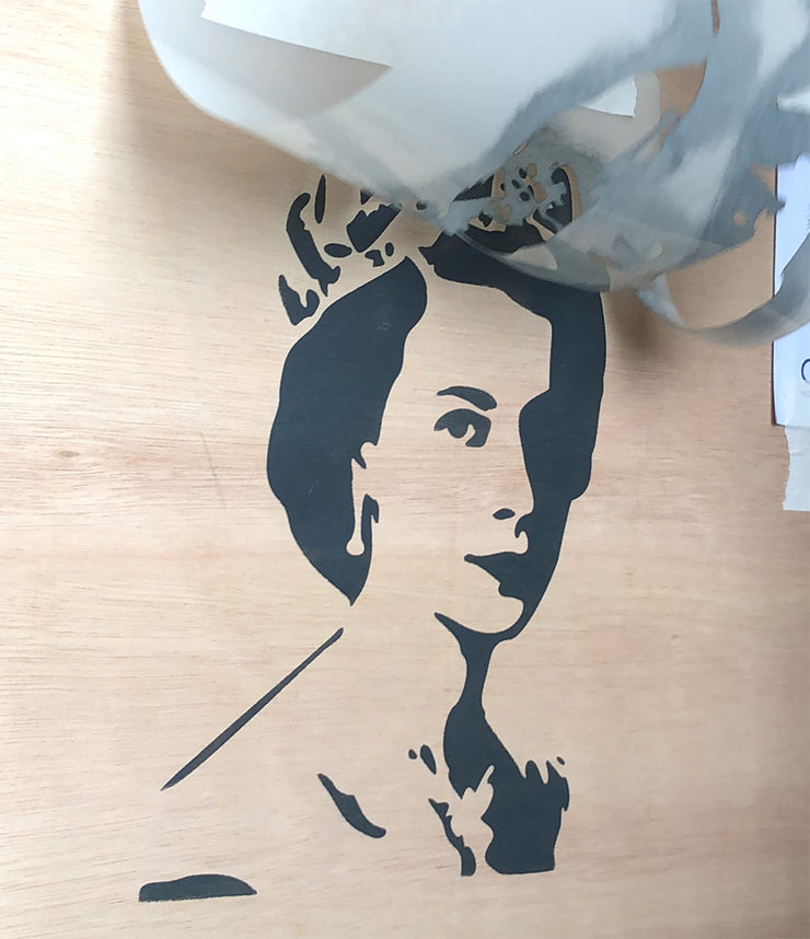 Queen Elizabeth Stencil Queen Elizabeth Stencil