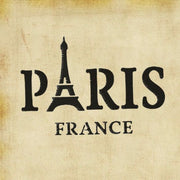 Paris France Stencil