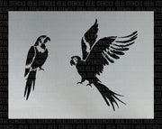 Parrot Bird Stencil