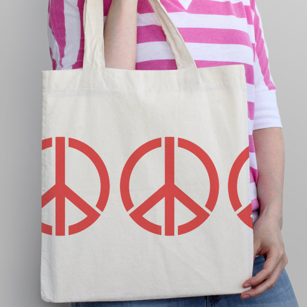 Peace Symbol Stencil