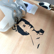 Queen Elizabeth II Stencil