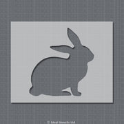 Rabbit Shape Stencil