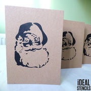 Santa Claus Christmas Stencil