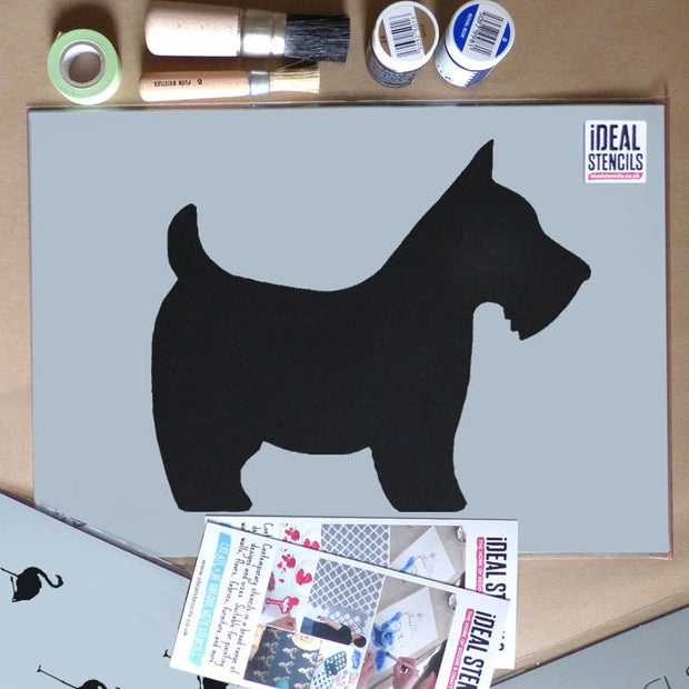 Scottie Dog Stencil
