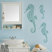 Seahorse Nautical Stencil