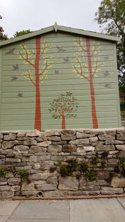 Birch Tree Forest Nursery Stencil