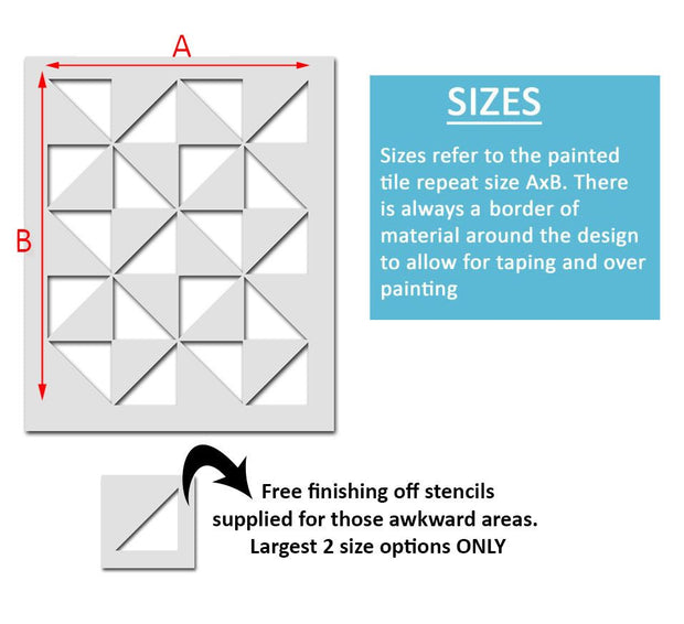 Shulan Tile Pattern Stencil