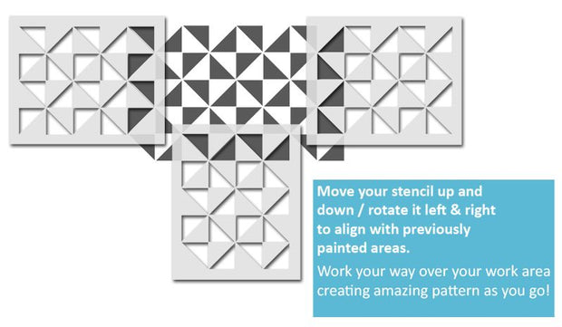 Shulan Tile Pattern Stencil