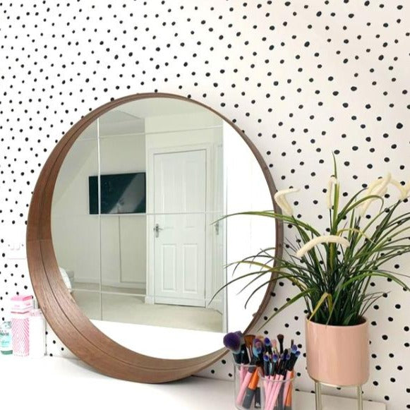 Hand-drawn Polka Dots Spots Wall Stencil