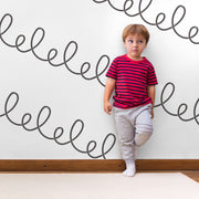 SQUIGGLES Wall Pattern Stencil, Nursery & Kids Room Decor