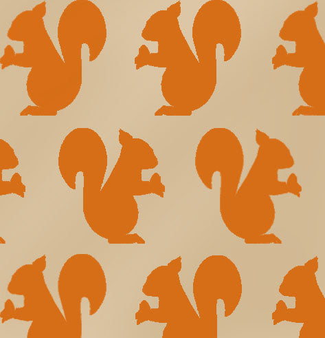 Squirrel Silhouette Decor Craft Stencil