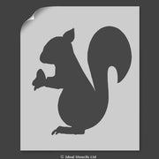 Squirrel Silhouette Stencil