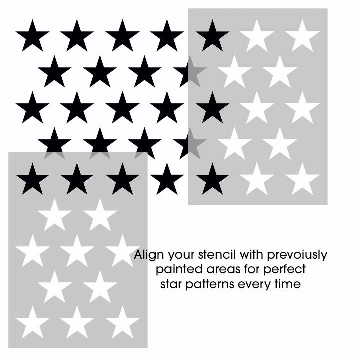 Star Pattern Stencil
