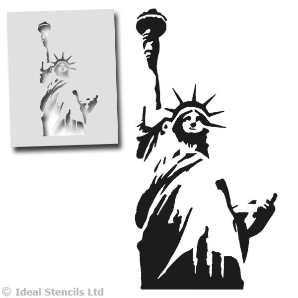 Statue Of Liberty Stencil