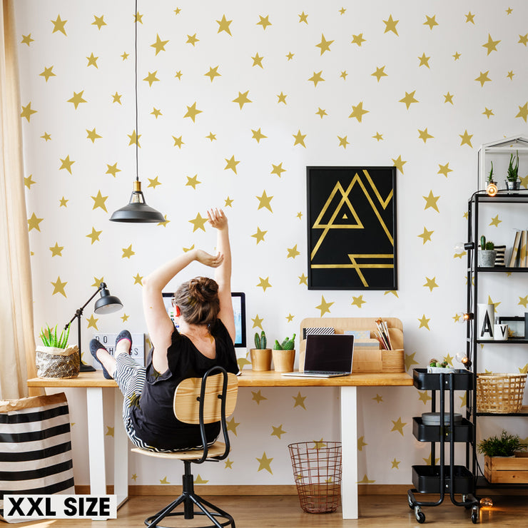 STELLA Star Pattern Wall Decor Stencil