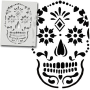 Sugar Skull Stencil