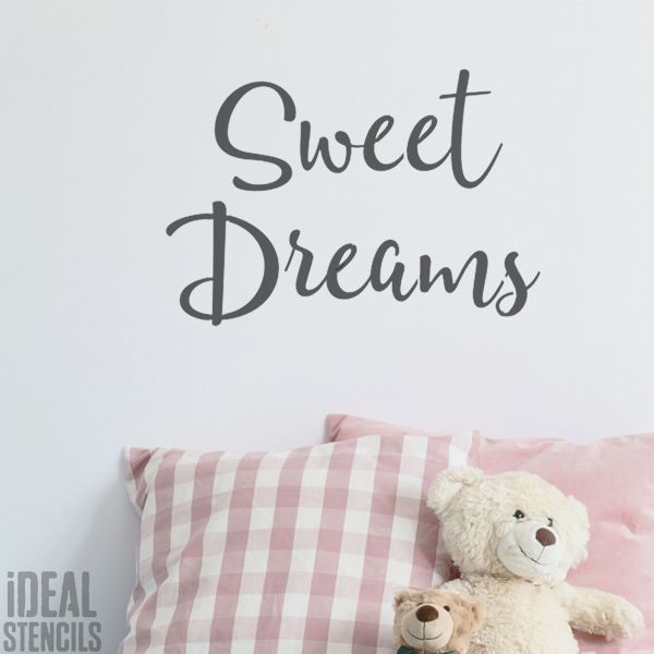 Sweet Dreams Nursery Stencil